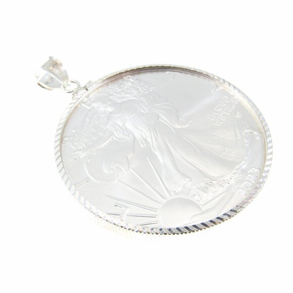 2023 BU American Silver Eagle Walking Liberty Bullion Coin Pendant - Picture 8 of 11